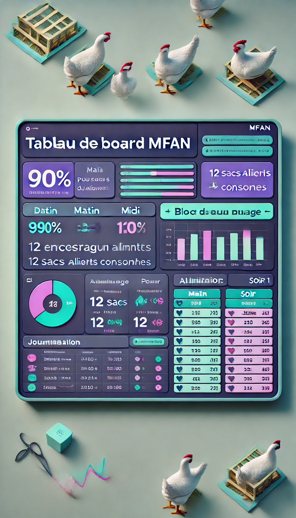 Dashboard de Gestion de Ferme